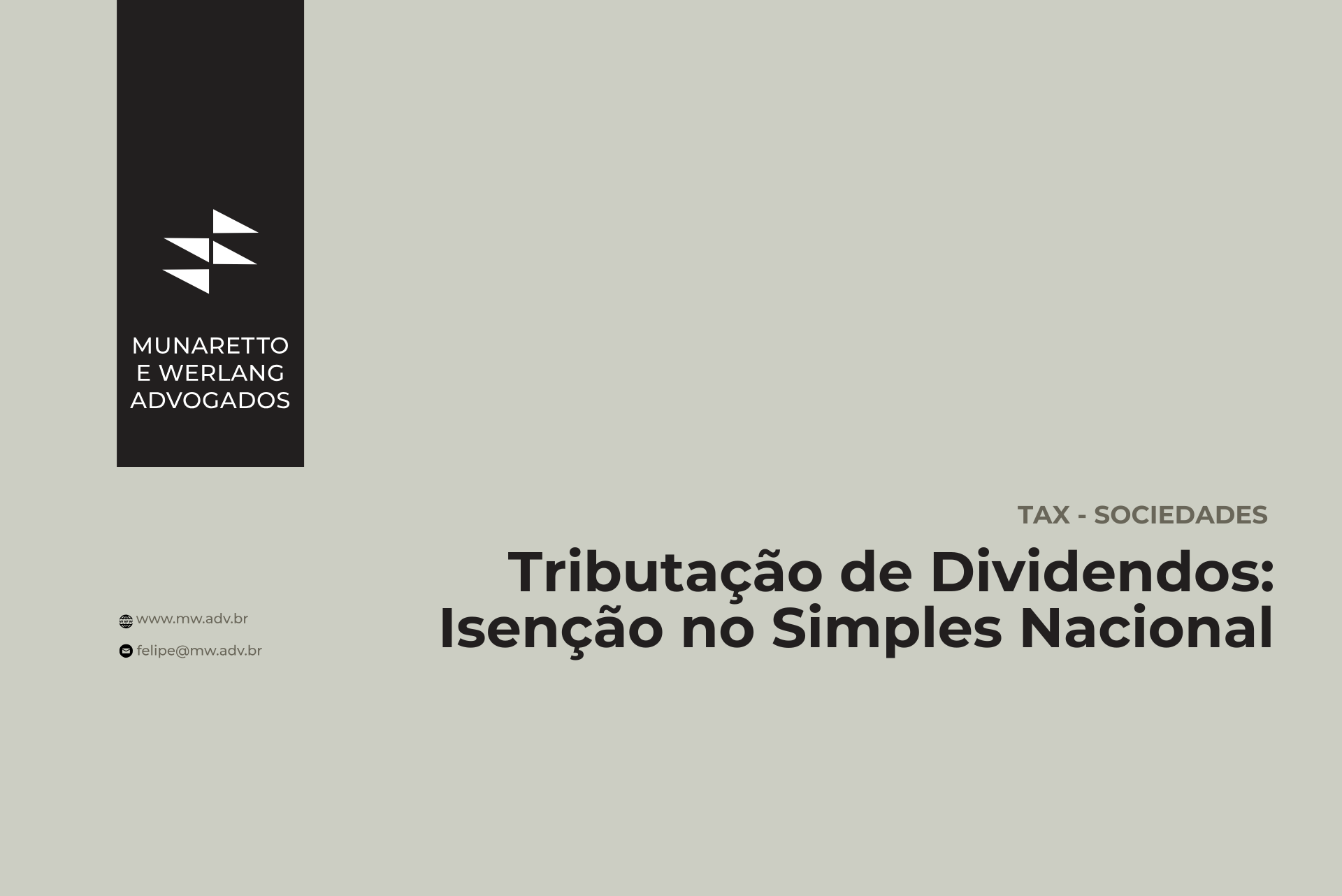 Tributação de Dividendos: conheça a nova tese de isenção para empresas do Simples Nacional
